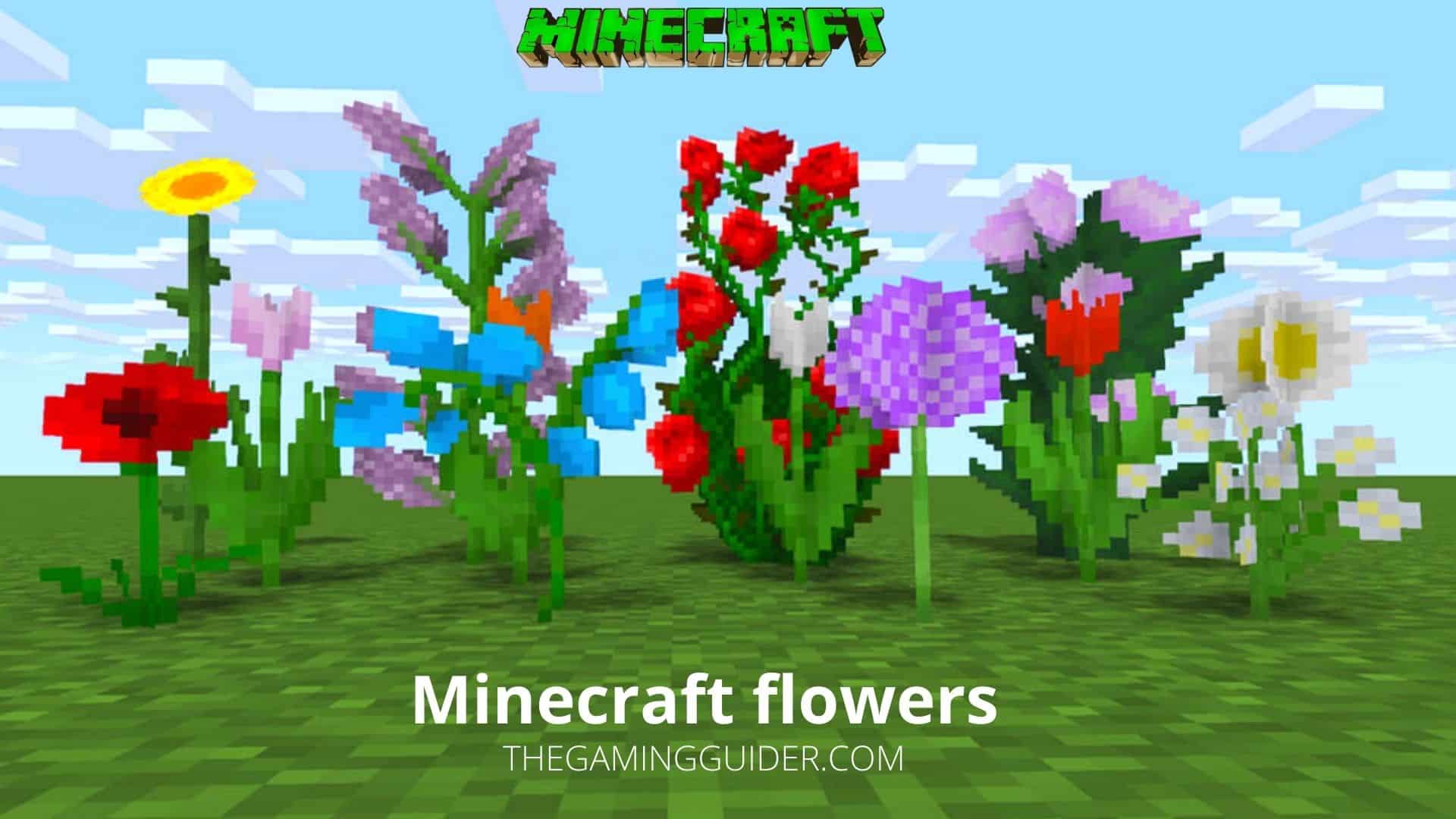 Minecraft flowers-the gaming guider.com