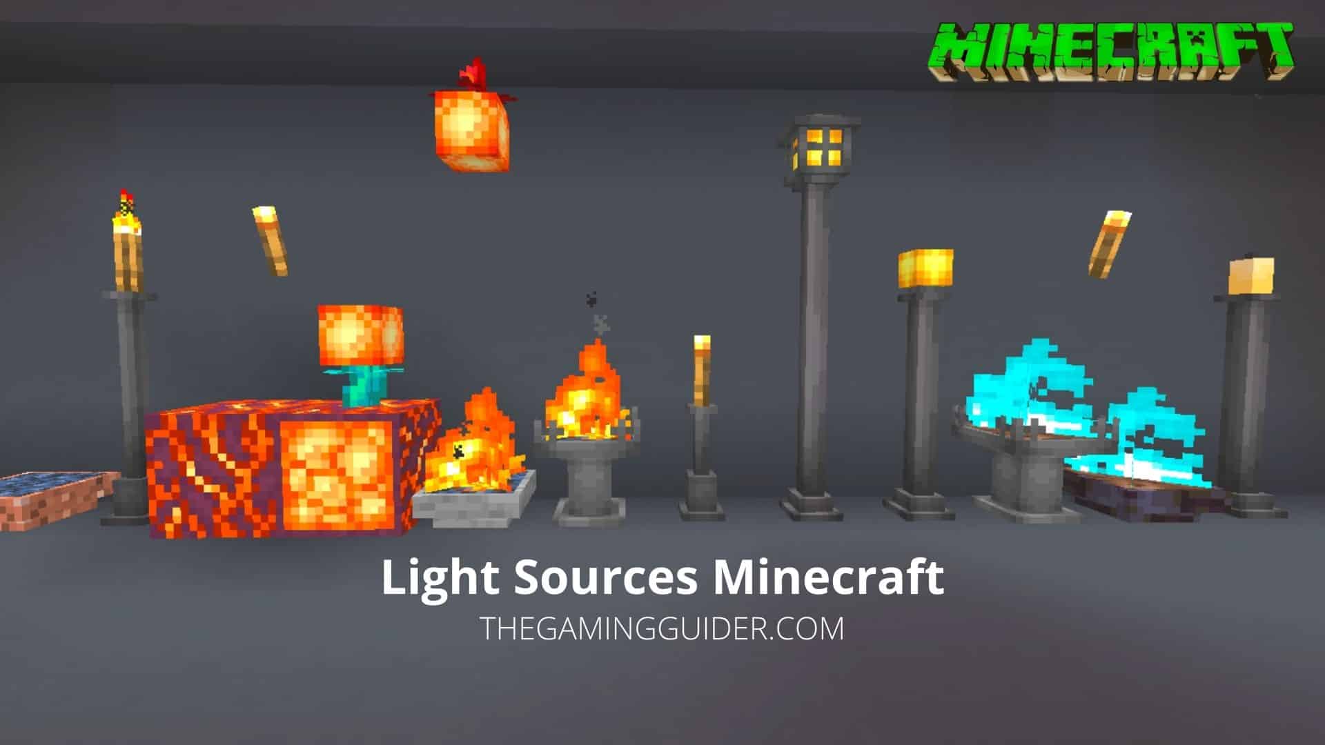 Light Sources Minecraft- the gaming guider