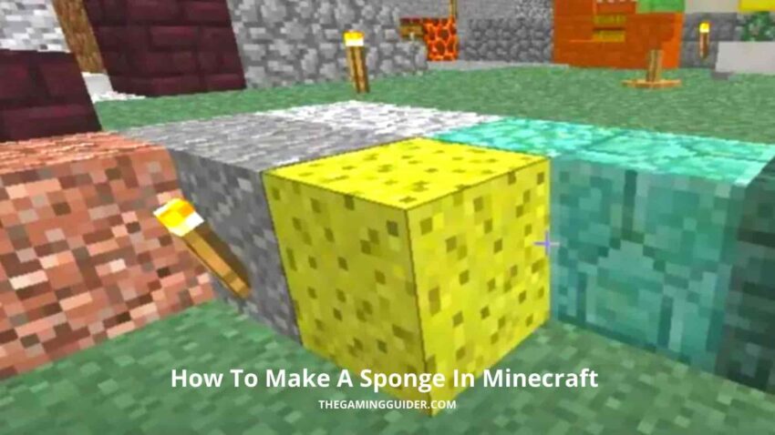 How To Make A Sponge In Minecraft -the gaming guider