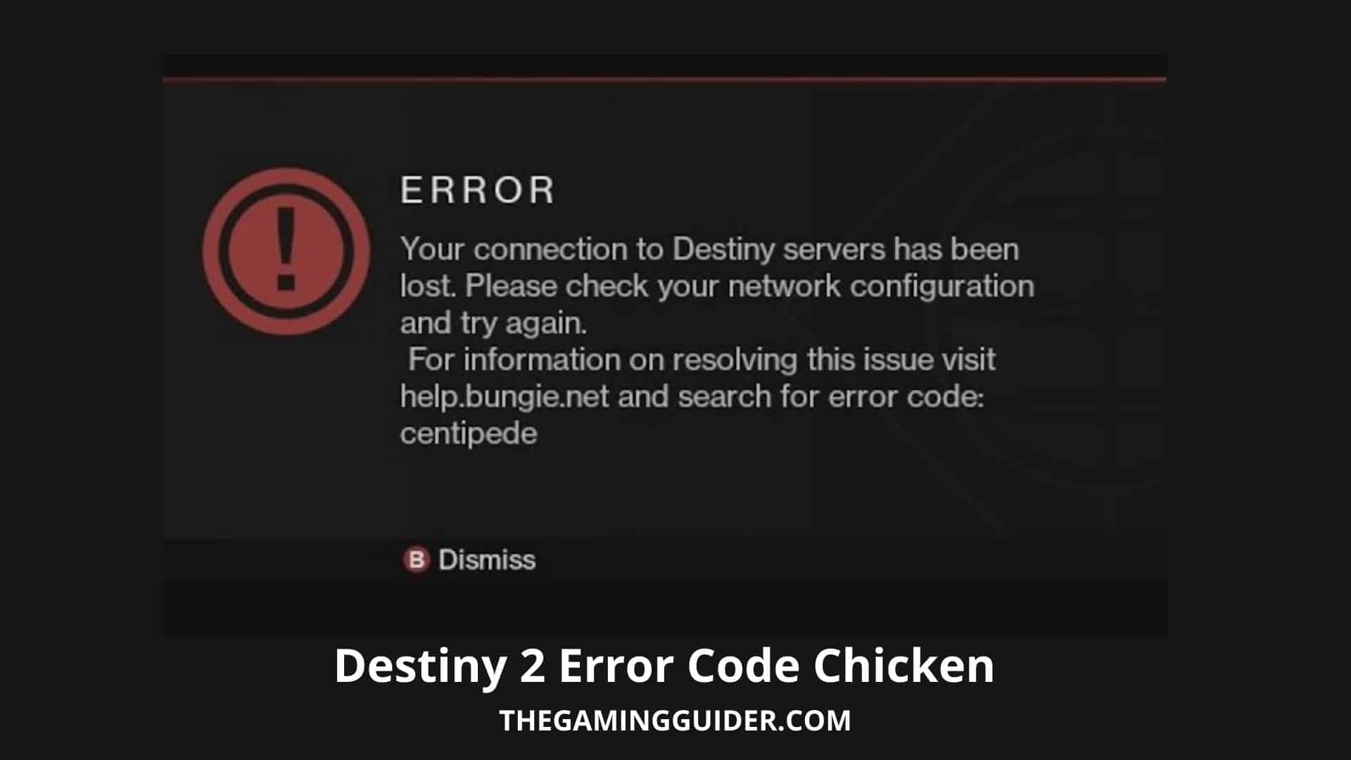 Destiny 2 Error Code Chicken- the gaming guider