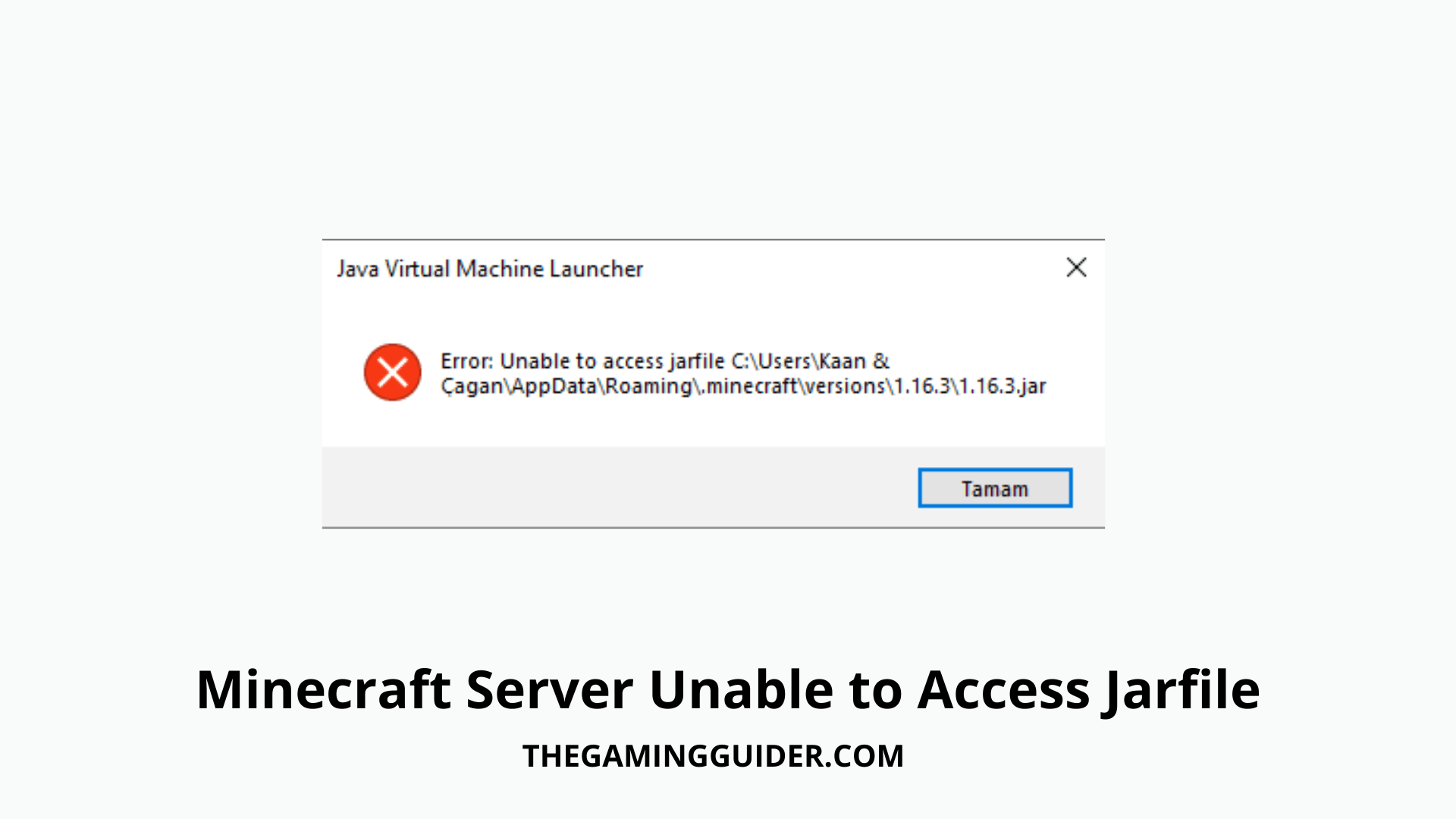 Minecraft Server Unable to Access Jarfile-the gaming guider