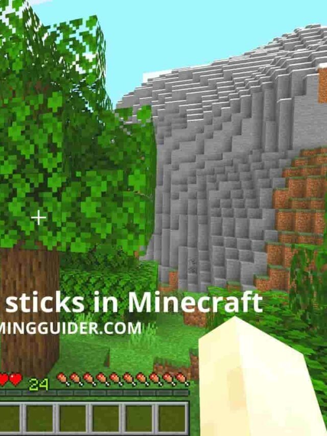 How to make Sticks in Minecraft