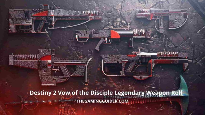 Destiny 2 Vow of the Disciple Legendary Weapon Roll- the gaming guider