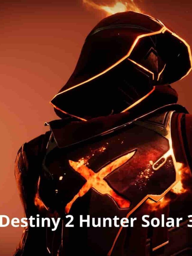Destiny 2 Hunter Solar 3.0
